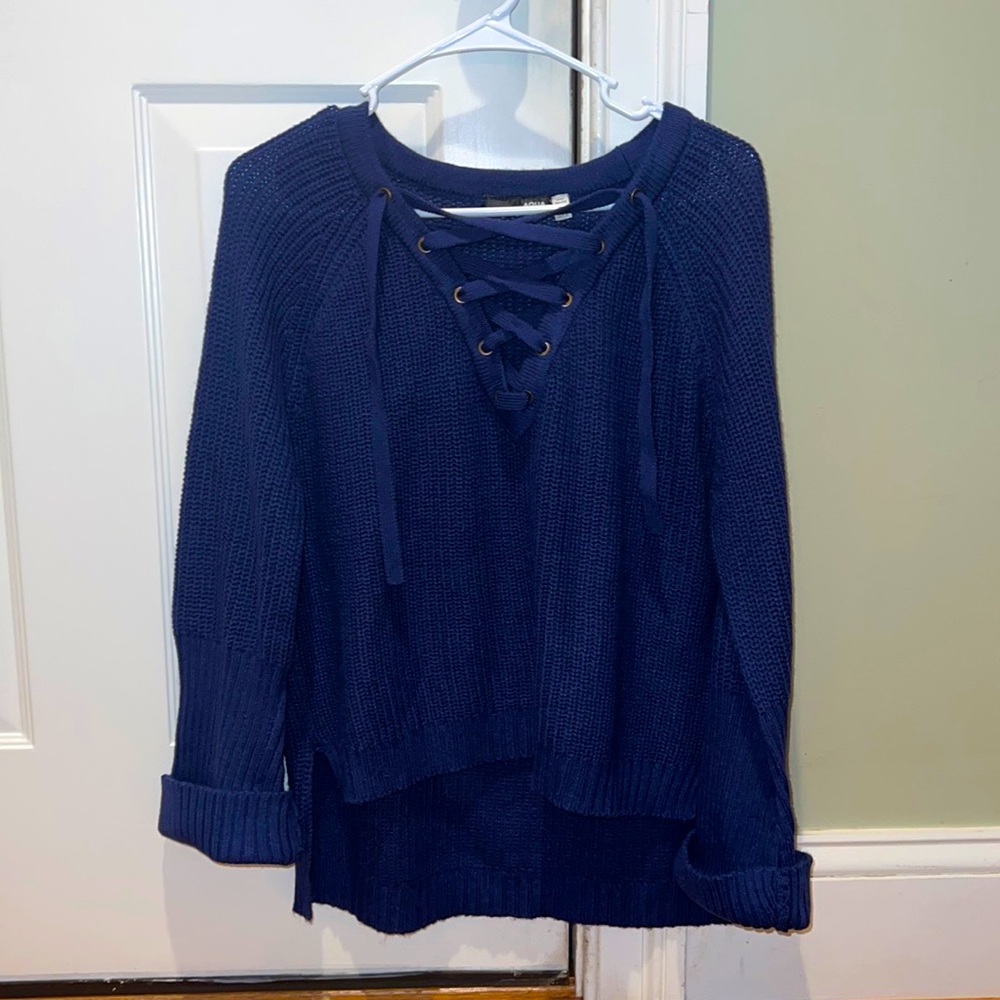 Aqua blue sweater